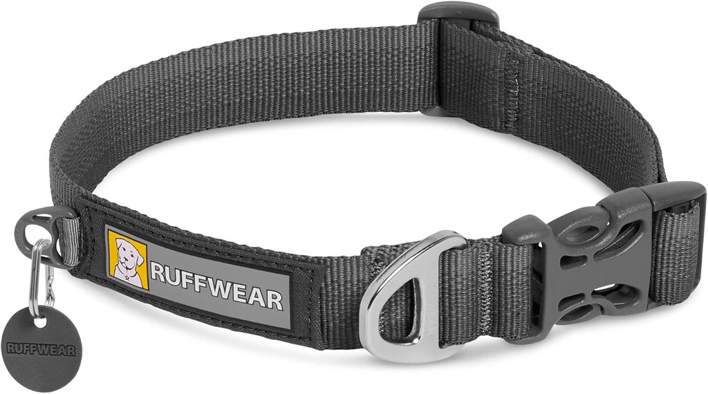 Ruffwear, Front Range Dog Collar, Adjustable Tubelok Webbing, Lightweight, Side Release Buckle, Aluminum V-Ring, Durable for Everyday Use, River Rock Green, 14"-20" - Image 9