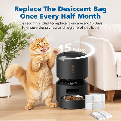Professional view of 15 pack desiccant bags for Petlibro