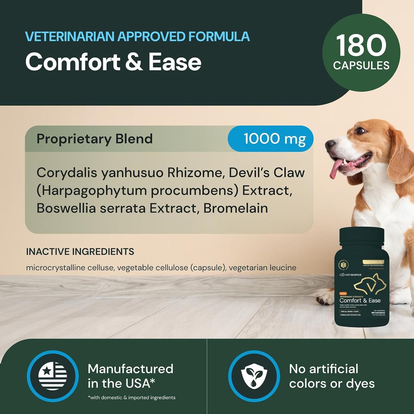 VetriScience Comfort and Ease capsules for dogs and cats