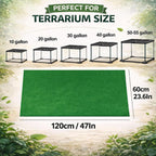 Close up view of the soft high density tech fiber material used in Mechpia reptile bedding