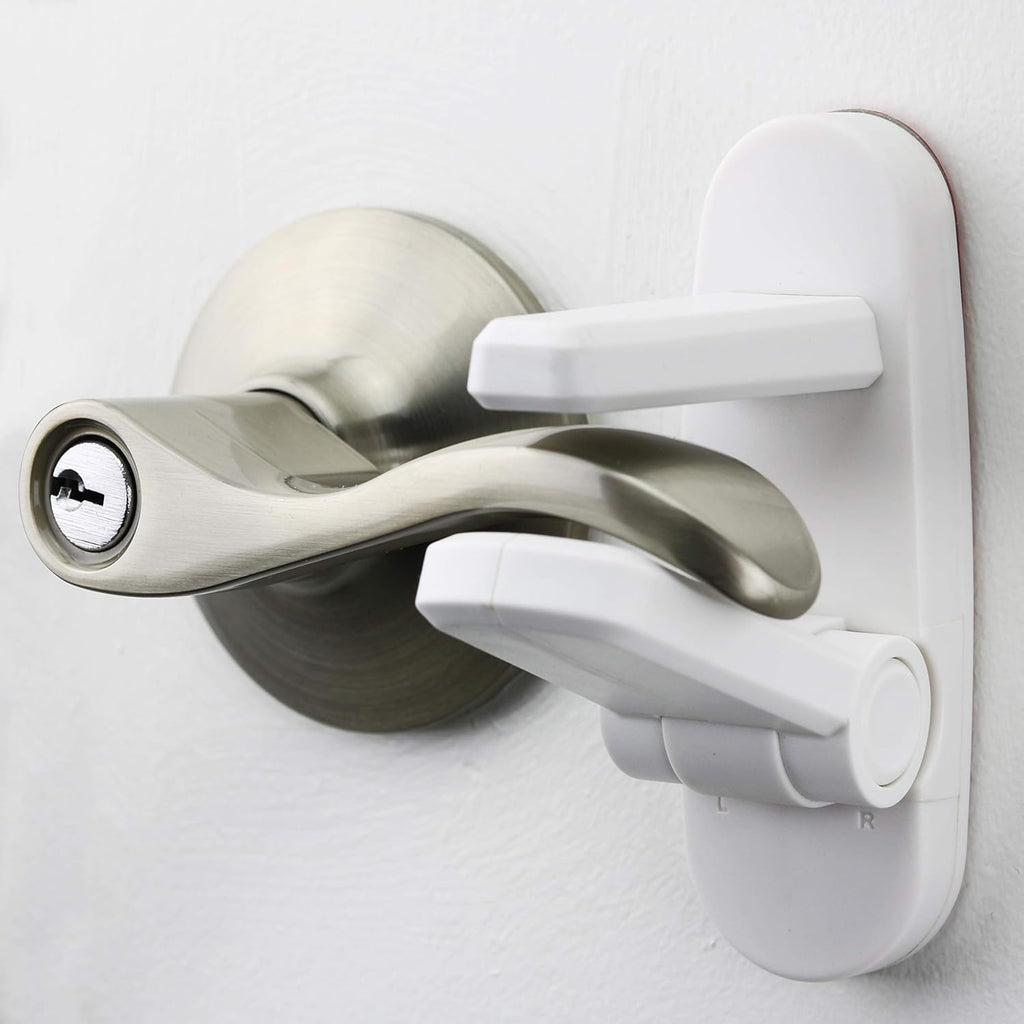 Wappa Baby childproof door lever lock 3 pack front view