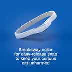 Adams Plus breakaway flea collar safety clasp feature