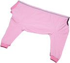 Yeapeeto premium full body pet jumpsuit in pink color size two extra large