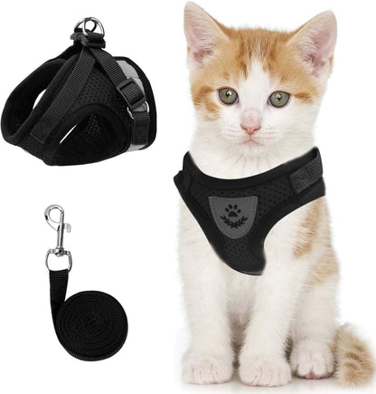NCMAMA escape proof small dog harness back view.