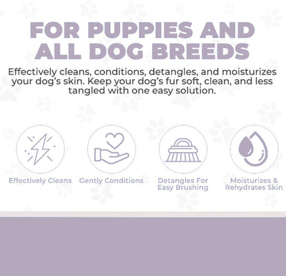 We Love Doodles 16 fluid ounce dog grooming solution for goldendoodles and poodles