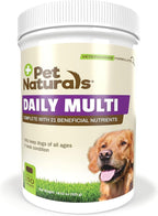 Pet Naturals cat vitamin tub with feeding guide