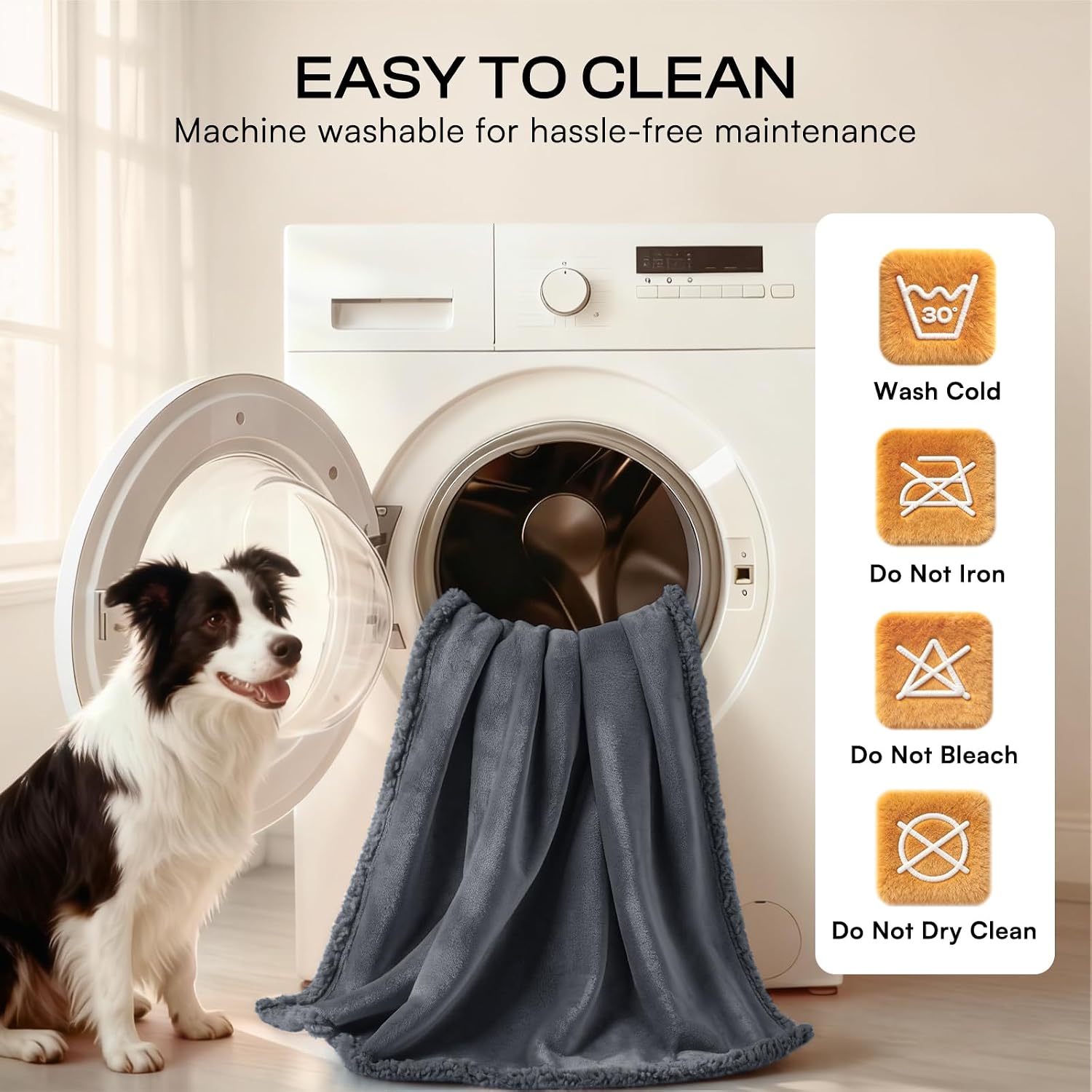 Luciphia liquid proof dog blanket spread across a car back seat for travel