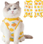 Cat Recovery Suit Cat Onesie for Cats, Breathable Cats Surgery Recovery Suit for Female Spay & Abdominal Wounds Skin Diseases, Kitten Surgical Onesie Body Suit Anti Licking Cone Alternative - Image 9