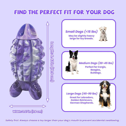 Bottom view of Yineya aggressive chewer toy