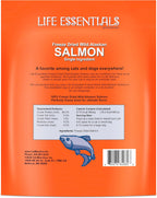 Life Essentials wild Alaskan salmon pet treats two pack layout