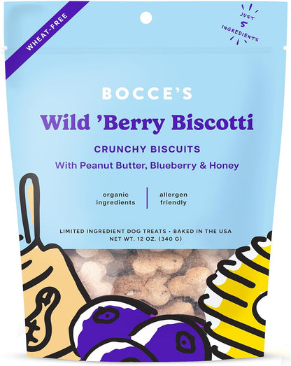 Bocce's Bakery Oven Baked Bedtime Tea Treats for Dogs, Wheat-Free Everyday Dog Treats, Made with Real Ingredients, Baked in The USA, All-Natural Biscuits, Banana, Vanilla, & Lavender, 5 oz - Image 12