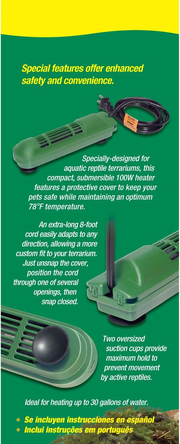 Tetra 100 Watt submersible reptile heater protective cover