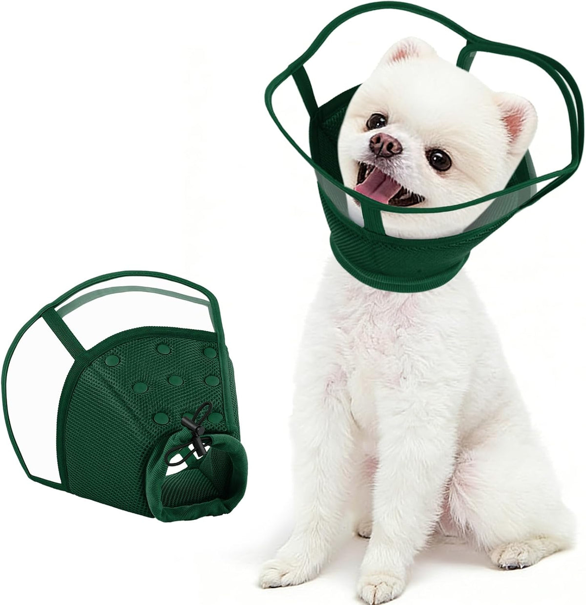 Kuoser Small Dog Cone Collar After Surgery, Soft Cone for Dogs to Stop Licking, Breathable Pet Recovery Collar Comfortable Elizabethan Collars, Adjustable Protective Dog Cones for Small Dogs, Rose S - Image 15