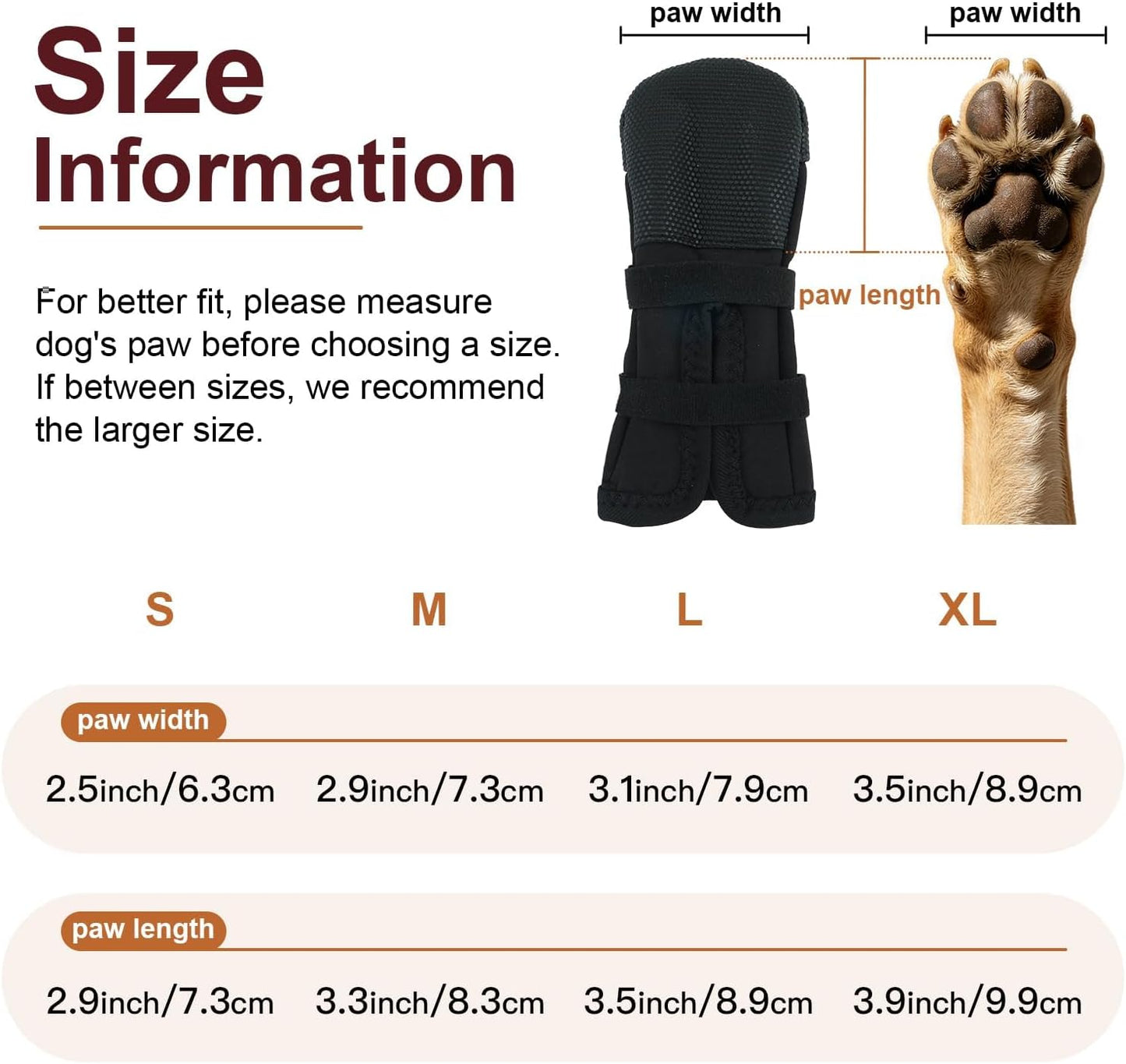 Ikipuko adjustable dog shoe rubber sole texture