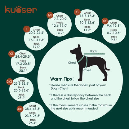 Close up of Kuoser waterproof dog jacket fabric texture