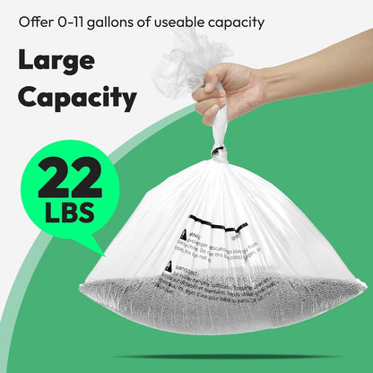Strong 22 pound capacity plastic pet waste bags by AMOGOGOPET