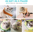 Side profile of the soft padded edge design on the Frienda cat neck cone.