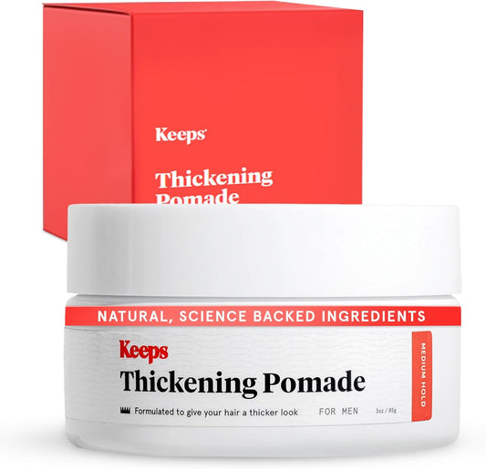 Keeps Matte Thickening Hair Pomade front view premium men styling product