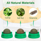Close up of NoNi rotatable catnip ball for cats