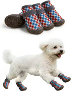 Dog Shoes Breathable Non-Slip Outdoor Booties for Small Medium Dogs, Pet Boots Paw Protector for Hot Pavement Hardwood Floors (Blue, Medium) - Image 10