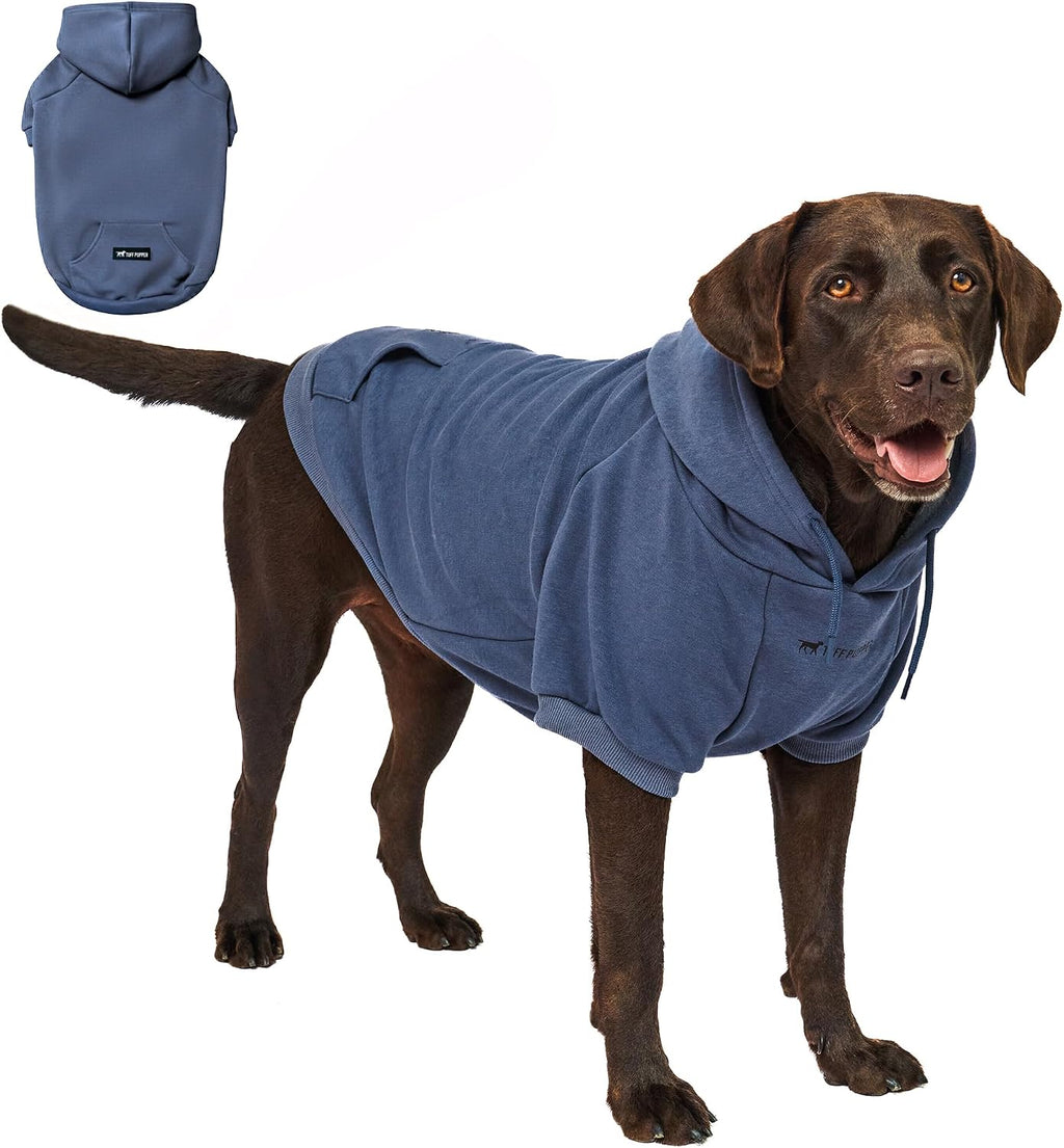 Tuff Pupper Dog Hoodie | Premium Quality Insulated Fabric | Ultra Soft Interior for Superior Comfort | Elastic Cuffs & Drawstring for Warmth | Stretch Fit Suitable for All Breeds (Teal, M) - Image 9