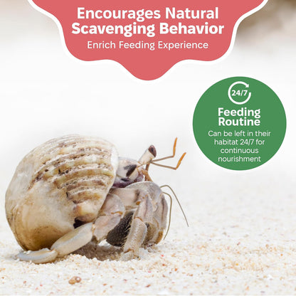 Snout and Shell natural greensand supplement for pet crabs