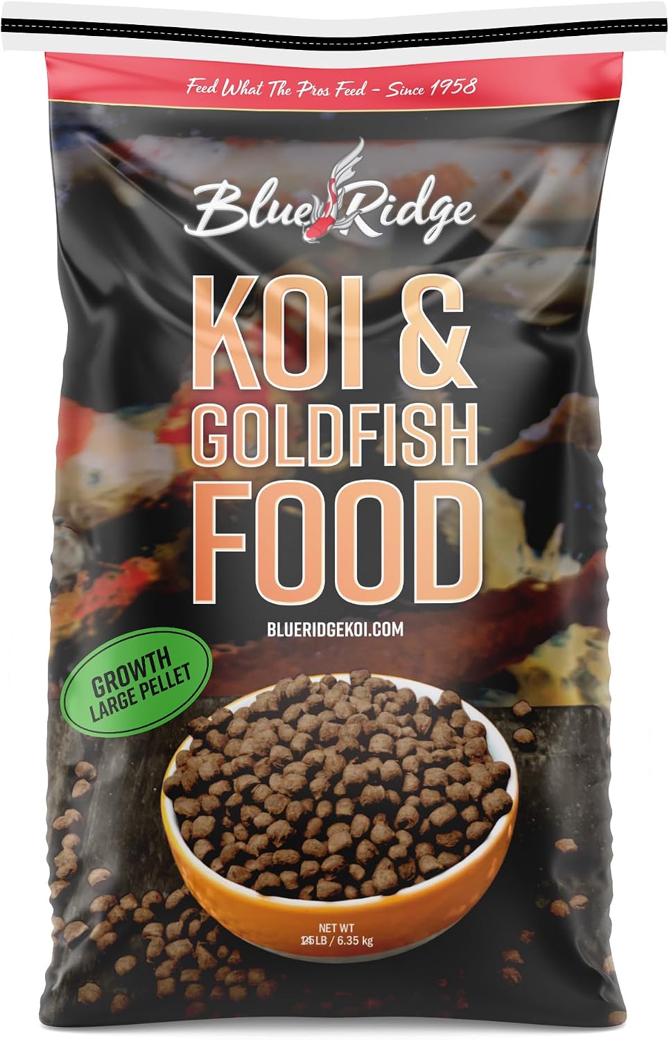 Blue Ridge Koi Fish Food 5lb - Koi Food Large 3/16" Growth Formula, Goldfish Food, Premium Fish Food for Ponds, Ponds Fish Food, Floating Pond Pellets - Image 11