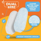 Dog & Cat Teeth Cleaning Wipes - Dental Finger Wipes for Cats & Dogs - Pet Toothbrush & Tooth Brushing Kit - Effective Teeth Cleaner (Unscented) - Image 3