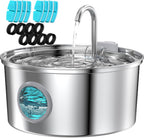 Cat Water Fountain Stainless Steel: Cat Fountain for Drinking - 108oz/3.2L Pet Water Fountain for Cats Indoor - Quiet Water Fountain for Cats - Faucet Pet Fountain - for Small and Medium-Sized Pets - Image 10