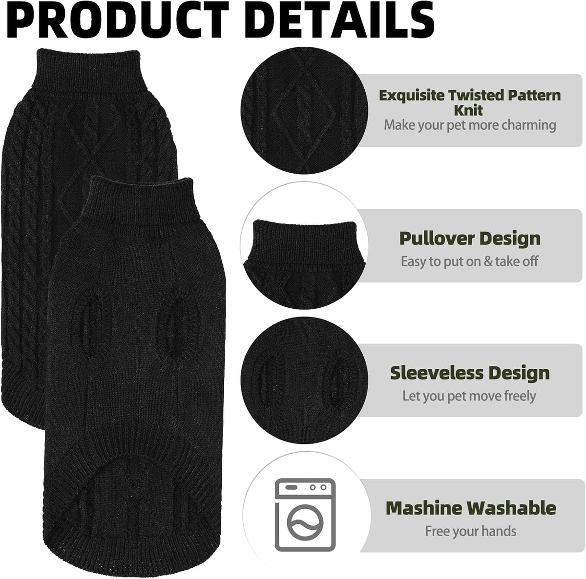 Premium warm acrylic pet winter jacket for cold weather wearing