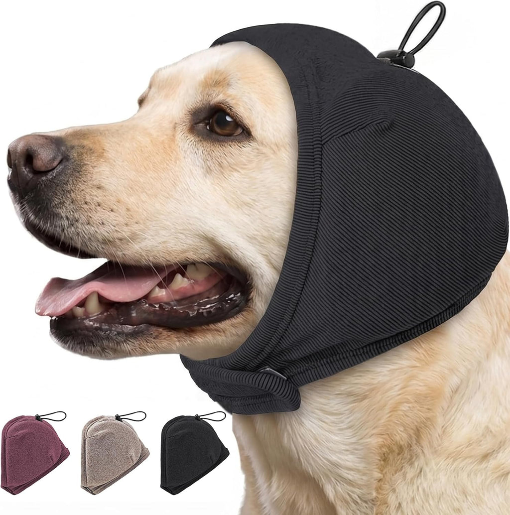 Nanaki Thick No Shake Dog Ear Wrap Noise Protection-Quiet Ears For Dogs With Thick Sound-Absorbing Pads For Noise Reduction&Anxiety Relief,Ear Protection Calming Hoodie For Thunder,Firework,Grooming,S - Image 9