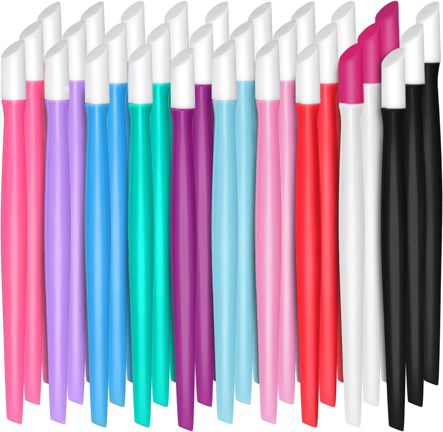 BBTO 30 piece rubber cuticle pusher set front view
