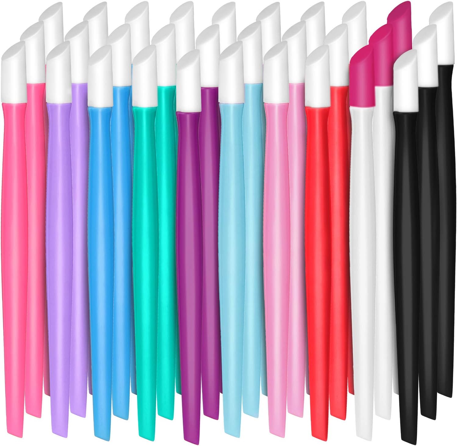 BBTO 30 piece rubber cuticle pusher set front view