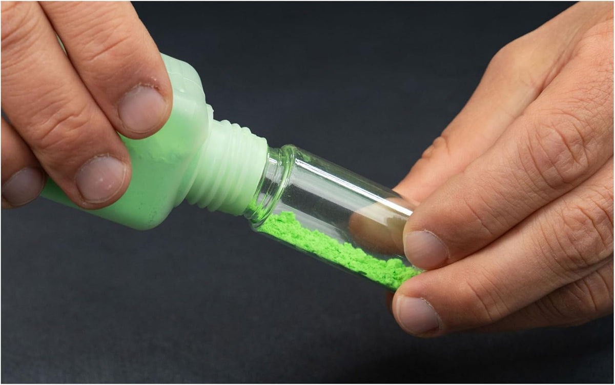 Authentic imported construction marking tool accessory packaging detailing usage metrics.