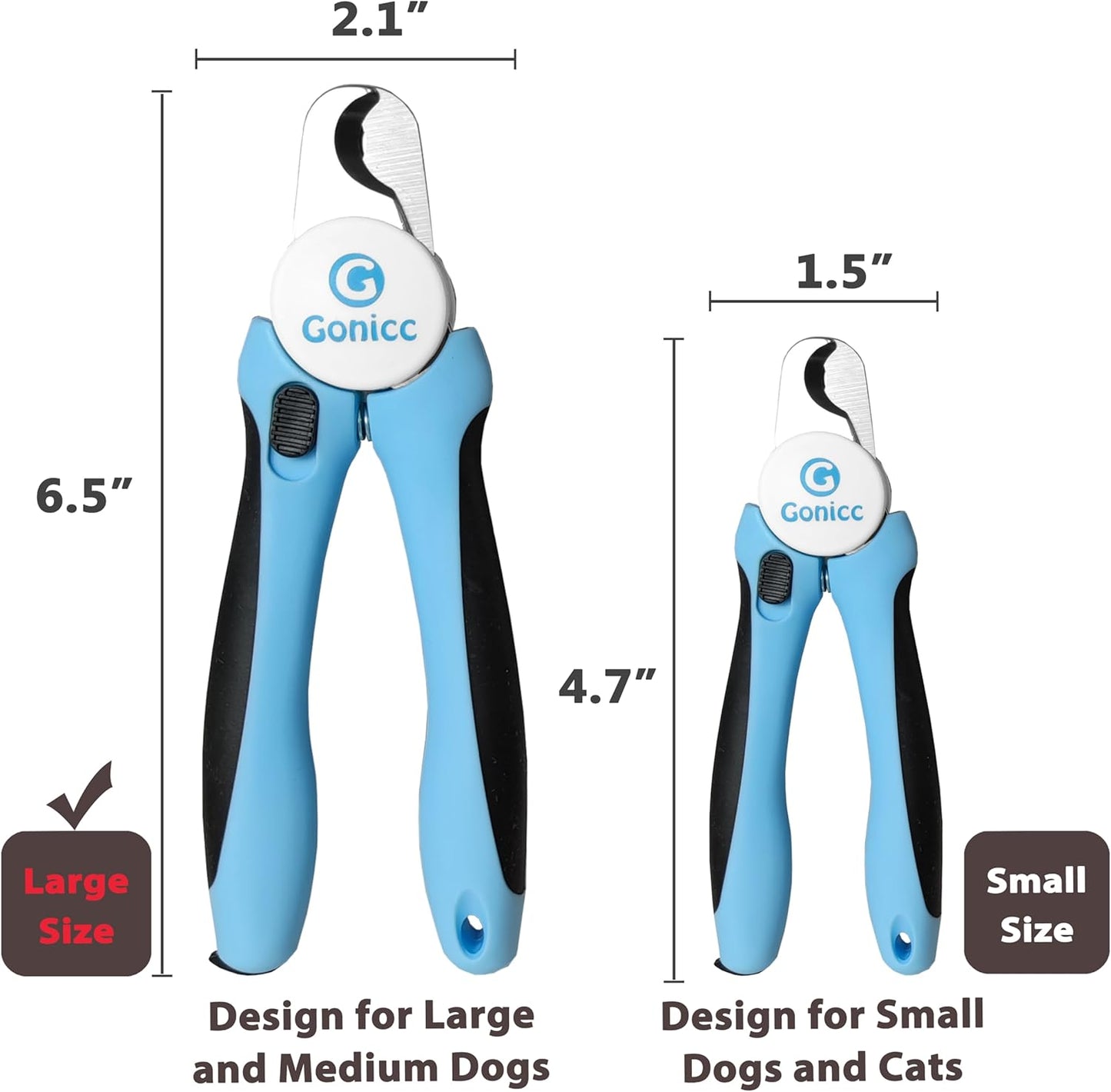 Demonstration of hidden nail file in Gonicc handle