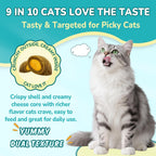 Woyamay seasonal allergy relief for cats packaging with daily feeding guide