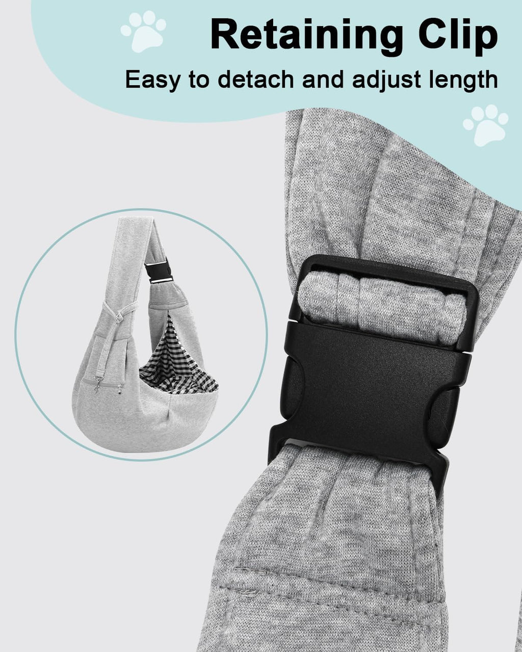 Small cat carrier bag with side storage pocket feature