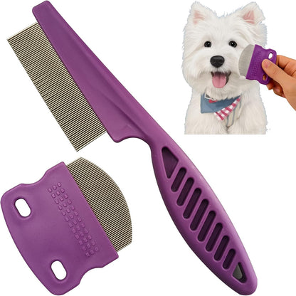Professional pet grooming comb kit in packaging