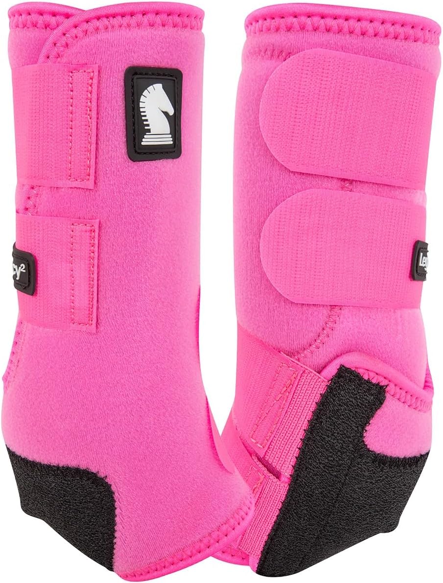 Classic Equine Legacy2 Support Boots, Front (Blue, Medium) - Image 14