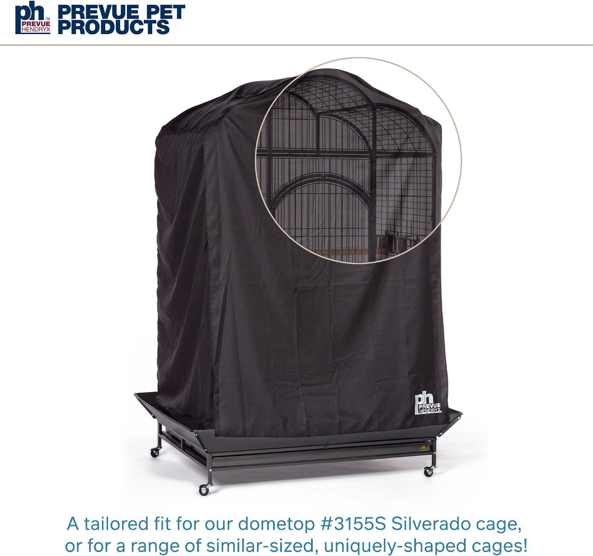 Prevue Pet Products Extra Large Bird Cage Cover - Black, Size Extra Large - Image 5