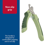 Coastal Safari standard size nail trimmer held in hand for scale