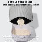 Cleaning and rinsing an extra large double structure cat mat