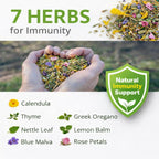 Buff Clucks Chick Formula botanical blend ingredients layout