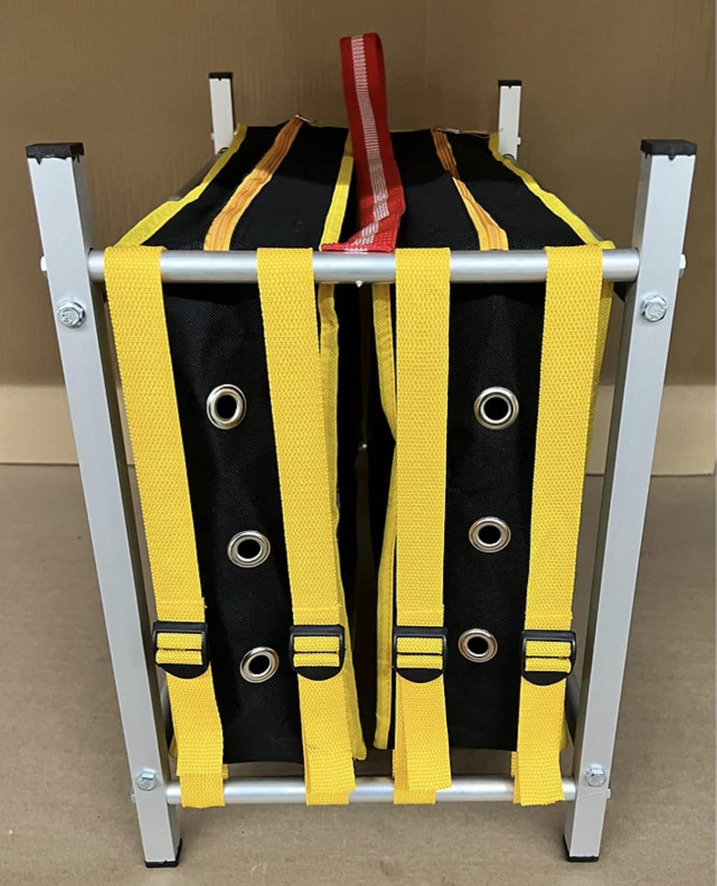 Generic exhibition bird transport box angle view