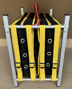 Generic exhibition bird transport box angle view