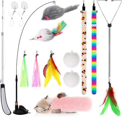 Janbenty interactive cat toys complete packaging for boredom relief