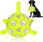 Dog Soccer Ball with Straps - Durable Jolly Ball for Dogs, Large Soccer Ball for Dogs, Dog Toys for Medium Dogs, for Pet Birthday, Outdoor Indoor Play Training Exercise - Image 10