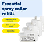 PetSafe spray refill cartridge being inserted into bark collar