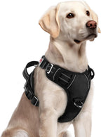 rabbitgoo Dog Harness for Large Dogs, 3 Buckles Easy On & Off No Pull Pet Vest, Soft Padded Walking Pet Harness with Control Handle, Adjustable and Reflective, Pink, L - Image 15