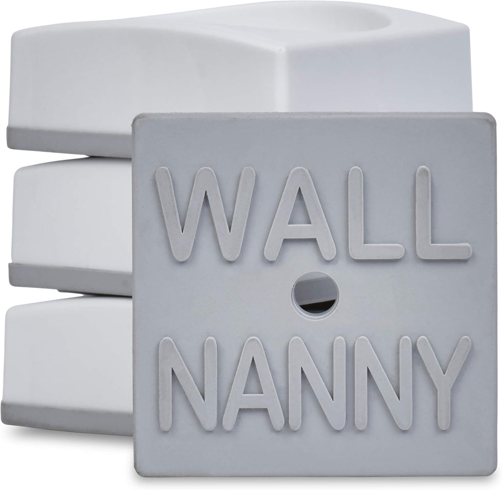 Wall Nanny Mini baby gate wall protector front view in white